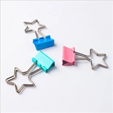 Star Shape Metal Binder Clips