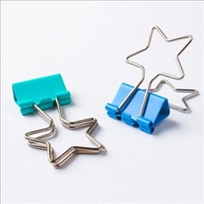Star Shape Metal Binder Clips