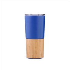Stianless Steel Natural Bamboo Coffee Tumbler