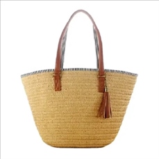 Straw Woven Tote Beach Shoulder Bag