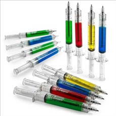 Syringe Ballpoint Clip Pen