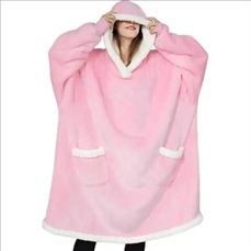 THE COMFY Oversized Microfiber Sherpa Wearable Blanket
