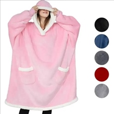 THE COMFY Oversized Microfiber Sherpa Wearable Blanket