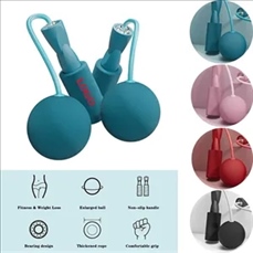 Tangle-Free Cordless Skipping Jump Rope With Ball