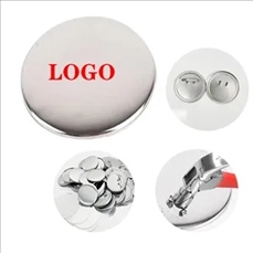 Tinplate Flat Paper Clip Badge