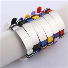 Titanium Steel Silicone Personalized Fashion Bracelet