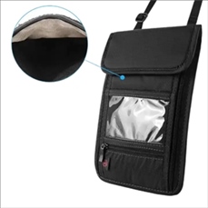 Travel Neck Pouch Wallet with RFID