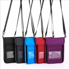Travel Neck Pouch Wallet with RFID