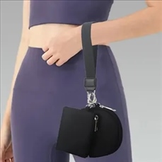 Travel Wristlet Slim Cardholder Pouch with Adjustable Strap