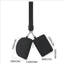 Travel Wristlet Slim Cardholder Pouch with Adjustable Strap