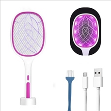 Two in One USB Charging Electric Mosquito Racket