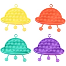 UFO Stress Reliever Silicone Push Pop Bubble Sensory Fidget