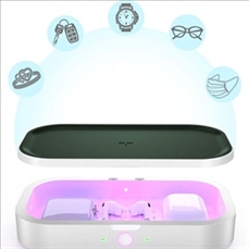UV Light Sanitizer/Qi-Certified 15W Fast Wireless Charger