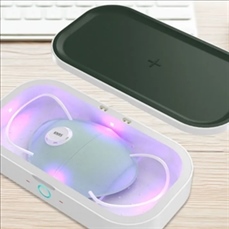 UV Light Sanitizer/Qi-Certified 15W Fast Wireless Charger