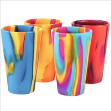 Unbreakable Silicone Cup Drinkware Pint Glass Set
