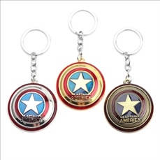 VNFLY Captain America Shield Keychain (Rotative Version)