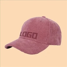 Versatile Solid Corduroy Baseball Cap for Fall/Winter