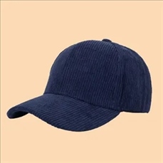 Versatile Solid Corduroy Baseball Cap for Fall/Winter