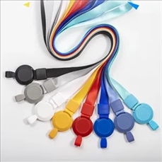 Vertical Retractable Dual-Sided ID Badge Holder Clip Reel