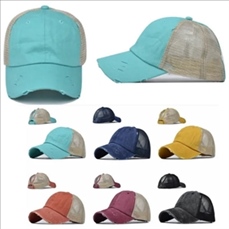 Washed Mesh Baseball Cap