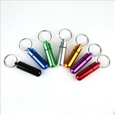 Waterproof Aluminum Pill Holders Storage Drug Container