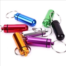 Waterproof Aluminum Pill Holders Storage Drug Container
