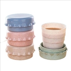Wheat Telescopic Foldable Cup