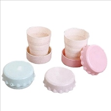 Wheat Telescopic Foldable Cup