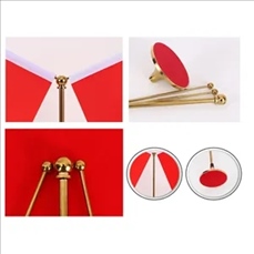 Y-TYPE Desk Flag Stand for Meetings and Events