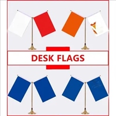 Y-TYPE Desk Flag Stand for Meetings and Events