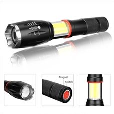 Zoom LED Tactical Flashlight with COB
