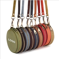 mall pouch Pocket Wallet With Lanyard Round Change